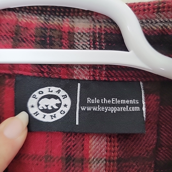 Vintage Polar King ~Heavy Weight~ Flannel Shirt ~snap Front~  2XL - Picture 3 of 11